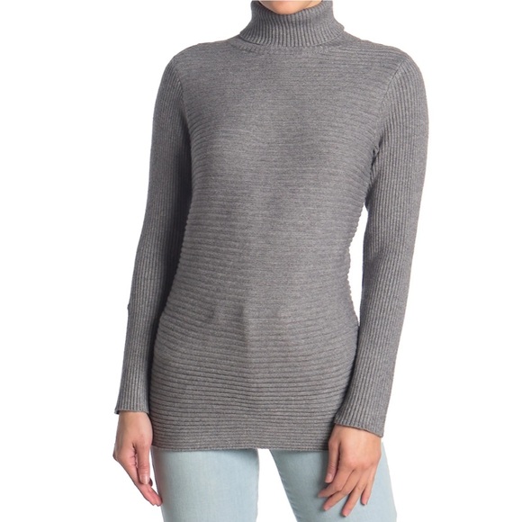 Grey Ottoman Turtleneck Sweater | Poshmark